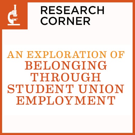 An Exploration of Belonging Through Student Union Employment
