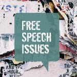 Free Speech Issues title graphic