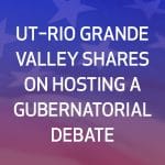 Hosting a Gubernatorial Debate title graphic
