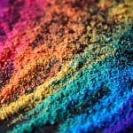 Colorful sand