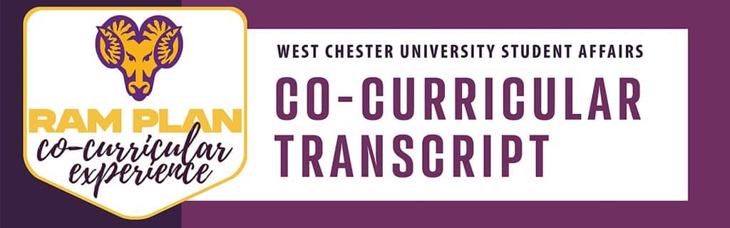 West Chester University Student Affairs, Co-Curricular Transcript logo